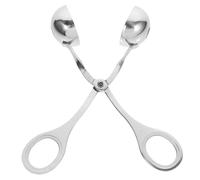 Toyvian Cucharón Formador de Albóndigas de Acero Inoxidable Diseño Antideslizante Tipo Tijera Práctico y Fácil de Usar para Cocina Doméstica Moldeador de Croquetas y Bolas de Carne Estilo