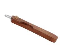 Toyvian Cuchillo para Pan de Madera y Acero Inoxidable, Herramienta Portátil para Hornear Baguettes y Masa Madre en Cocina Profesional y Casera