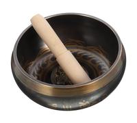 Toyvian Cuenco de Sonido de Tibetano Cuenco para Meditación de Yoga con Pequeño Mazo Decoración Hogar Material de Cobre Color Aleatorio