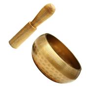 Toyvian Cuenco de Sonido de Tibetano Cuencos Budistas de Meditación para Yoga Espirituales Mazo de Madera para Golpeteo Manual Casa o Templo