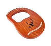 Toyvian Cuerdas De Arpa De Portátil Para Adultos Instrumento Musical De Mano Diseño De Alce Incluye Manual y Púas