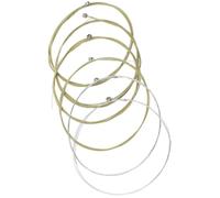 Toyvian Cuerdas de Guitarra Clásica de Acero Inoxidable 6 Piezas Tensión Estándar para Guitarra Acústica y Flamenca Accesorios Musicales