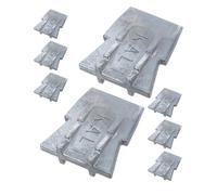 Toyvian Cuñas de Metal para Martillo 8 Piezas Accesorio de Refuerzo de Cuña de Mango de Repuesto para Herramientas Agrícolas Reparación y Fijación Segura para Ejes y Mangos en