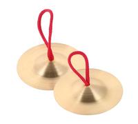 Toyvian Cymbales para Instrumento Musical Educativo para Clases de y Desarrollo Rítmico Diseño Ligero y Duradero para Actividades Interior y Exterior el Trabajo Equipo Interacción Social
