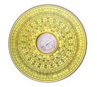 Toyvian de Aleación sin Tapa Feng Shui Vintage para Decoración de Escritorio y Actividades Diámetro de Suministro y Taoísta Diseño y Portátil