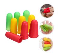 Toyvian de Dedos de Silicona Anti-scald y Antideslizantes Cubiertas Reutilizables Varios y Colores para Soporte y Protección Manual Diaria