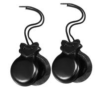 Toyvian de Madera Españolas para Adultos Instrumento de Percusión Manual Adecuado para Educación y Práctica Musical Color Negro Elegante para Bodas Iniciación Infantil