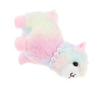 Toyvian de Peluche de Alpaca Colgante Decorativo para Bolsos Animales de Peluche Diseño para Llaves y Mochilas 1 Pieza