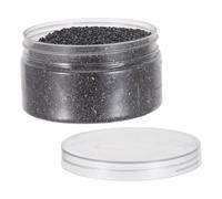Toyvian de silicio negro 1 caja 1,1 lb abrasivo extra grueso de esmeril para pulido de piezas metálicas pequeñas en makerspaces