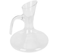 Toyvian Decantador de Vino de Vidrio Fácil de Limpiar de 1800ml Diseño Creativo y Ligero Adecuado para Servir Vino en Cenas y Eventos Elegantes
