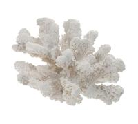 Toyvian Decoración de Acuario Coral Artificial Grande de Resina Blanca Adorno Seguro y Resistente para Peceras y Paisajismo de Arrecifes