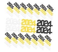 Toyvian Decoración de Mesa para Fiesta de Año de Confeti para Celebración Adornos Festivos Plásticos para Decorar Mesa Invitaciones y Suministros de Fiesta