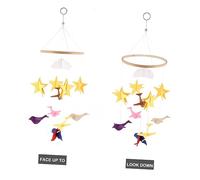 Toyvian Decoraciones Para Cunas De Amuleto De Carillón De Viento Colgante De Fieltro Exquisito Adorno Para Cuna Para De Bebe y Colecho
