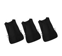 Toyvian Delantal Ajustable para Estilistas y Chefs, 3 Unidades sin Mangas Bolsillos y Cierre a Presión, Uso en Peluquería y Cocina Profesional