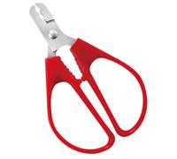 Toyvian Descascarador de Nueces Ligero y Resistente Acero Inoxidable y Plástico Rojo para Pistachos y Piñones, Adecuado Utensilio para Abrir Frutos Secos en Cocina