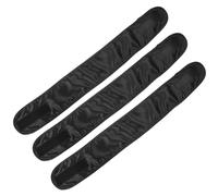 Toyvian Diadema Cabello Spa de Tela Negra, 3 Piezas, Estilo Vintage, Reduce Tirones y Fácil de Limpiar, Adecuado para Regímenes Profesionales de Belleza y Lavado Facial