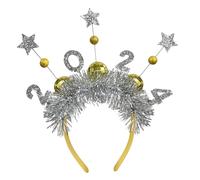 Toyvian Diadema de Año Delicada Broche Cabello Accesorio para Fiesta de Nochevieja para Decoración de Cabello Celebraciones