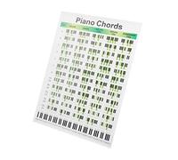 Toyvian Diagrama De Acordes De Piano Referencia para Aprender Acordes De Piano Material De Práctica para Principiantes