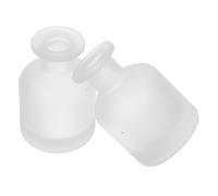 Toyvian Difusoras de Vidrio Cilíndricas Ligeras y Fáciles de Limpiar 2 Botellas de 150 Ml Color Blanco para Aceites Esenciales Ideales para Hogar y Coche