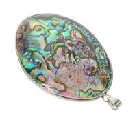 Toyvian Dijes de Concha Natural Abulón Brillo Iridiscente para Hacer Joyas, Colgantes Marinos Artesanales, Accesorios DIY para Pulseras y Collares de Playa, Charms Decorativos