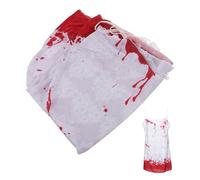 Toyvian Disfraz de Novia Fantasma Halloween Mujer Vestido de Boda Terrorífico con Manchas de Sangre para Fiesta Cosplay y Eventos Temáticos