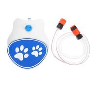 Toyvian Dispensador De Agua para Mascotas con Pedal De Exterior Fuente De Agua Portátil para Perros Conexión Al Grifo del Jardín con Manguera para Al Aire