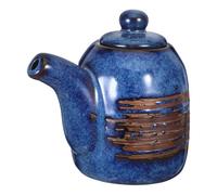 Toyvian Dispensador de Salsa de Soya y Vinagre de Cerámica Tapa Hermética y Diseño Japonés Elegante para Mesa de Comedor y Entornos Profesionales