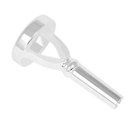 Toyvian Dispositivo de Entrenamiento para Trompeta de Latón Plateado, Ejercitador de Labios para Práctica Musical, Herramienta Profesional para Fortalecer Músculos Labiales y Mejorar