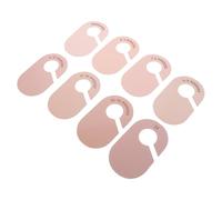 Toyvian Divisores de Armario para Ñiño 1-24 Meses, 8 Piezas de Cartón Rosa, Separadores de Ropa Infantiles Unisex para Organización en Guardería y Armario, Etiquetas Clasificadoras