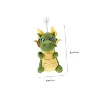Toyvian Dragón de Peluche Chino con Ventosa y Cuerda Colgante Muñeco Mascota del Año de y Prosperidad Verde