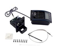 Toyvian Ecualizador de Línea Azul de Cinco Bandas Pastilla de Guitarra sin Batería Preamplificador de Guitarra para Afinador Manual Automático