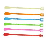 Toyvian Elevador De Zapatos De Dos Extremos Multifuncional Rascador De Espalda De Plástico, Herramienta De Calzador Manual Para Uso Diario, 6 Piezas De Color Mezclado