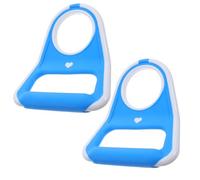 Toyvian Elevador para Botellas de Agua 2 Piezas Soporte de Cubo Asa Ergonómica Antideslizante Plástico Resistente Azul y Herramienta para Levantar Garrafas Pesada Hogar y