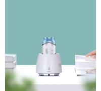 Toyvian Enfriador de Latas Eléctrico Portátil para Bebidas Vaso Refrigerante Pequeño Blanco Enfriador Rápido para Escritorio y Viajes Adaptador Ac220 Adecuado para Cerveza y Té Frío