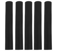 Toyvian Envolturas de Esponja para Correa de Perro 5 Piezas Negro Nbr Antideslizante 190 Mm Diámetro Interno 22 Mm Funda Agarre Cómoda para Paseo y Adiestramiento de Mascotas