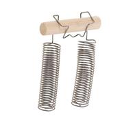 Toyvian Erhu Bridge Replacement Part Metal Wire Spring Bamboo Frame Enhance Resonance Tone Volume Booster Compatible Various Models