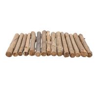 Toyvian Escondite de Reptiles de Madera Palitos Natural, Plataforma para Tomar el Sol Mediana, Cueva Segura para Tortugas, Lagartos y Anfibios, Adorno Funcional para Terrarios y Hábitats