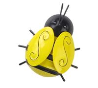 Toyvian Escultura De Pared De Hierro Arte Mural De Abejas Para Decoración De Jardín Exterior, Tamaño Pequeño, Color Metálico, Decorativo Para Patio y Habitación Infantil