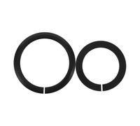 Toyvian Espaciador de Horquilla Delantera de Bicicleta en Aleación de Aluminio Resistente, Anillo Abierto de Base de Dirección Compatible Bicicletas de Carretera y Montaña, Repuesto