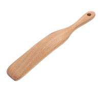 Toyvian Espátula Plana de Madera para Masa Madre, Paleta Mezcladora de Cocina Artesanal, Herramienta Multifuncional para Hornear y Untar, Utensilio Resistente de Madera para Reutilizable