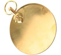 Toyvian Espejo Bagua Colgante de Cobre Puro 5 Cm, Adorno Redondo Vintage para Decoración Interior y Exterior, Espejo Pequeño sobre Puerta para Hogar, Oficina y Jardín