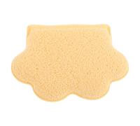 Toyvian Esponja Facial Limpiadora Forma de Pata de Gato Tipo Guante Flexible Reutilizable para Piel Sensible Limpieza Profunda y Desmaquillado para Mujeres y Niñas Color Amarillo