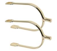 Toyvian Espuelas de Bota Inglesas para Hombre en Aleación Dorada, Diseño Elegante y Construcción Firme para Entrenamiento y Uso Diario en Montar a Caballo