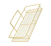 Toyvian Estante de Pared sin Taladro para Ducha y Cocina Organizador Metálico Dorado Grande Estantería Versátil para Baño y Hogar Instalación Fácil y Elegante