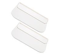 Toyvian Estante Plegable Adhesivo para Baño y Cocina sin Taladro, Pequeño Tamaño, 2 Unidades, Estante Flotante para Toallas y Almacenamiento de Objetos Pequeños