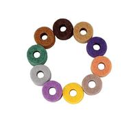 Toyvian Estera De Lana De Colores Arandelas De Fieltro Para Guitarra Almohadillas Para Bombo Accesorios Para Instrumentos