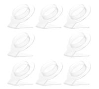 Toyvian Expositor de Joyería Acrílico Transparente Grande Soporte Estable para Pulseras y Collares Pack de 8 Unidades Adecuado para Vendedores y Exhibición en Tienda