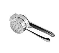 Toyvian Exprimidor de Mano de Acero Inoxidable, Prensa Manual de Frutas y Cítricos, Machacador de Patatas Diseño Hueco, Herramienta Práctica para Cocina y Elaboración de Zumos