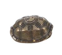 Toyvian Figura De Prosperidad Tortuga China De Latón Monedas I-ching, Caparazón De Tortuga Artesanal Para Adivinación Tradicional, Decoración De Fortuna y Amuleto De Buena Suerte Hogar, Tamaño Mediano