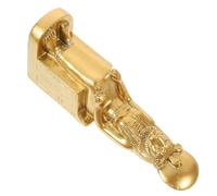 Toyvian Figurilla Esfinge de Resina Dorada Adorno de Escritorio Egipcio para Decoración del Hogar y Oficina Estatua Coleccionable Resistente y Duradera Regalo Mitología Egipcia Detalle